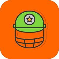 Helmet Vector Icon Design