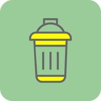 Dustbin Vector Icon Design