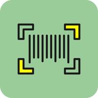 Barcode Scan Vector Icon Design