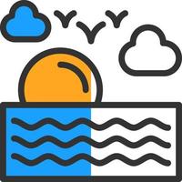 Ocean Vector Icon Design