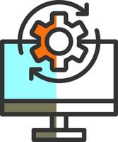 Operational SYstem Vector Icon Design