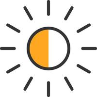 Sunlight Vector Icon Design