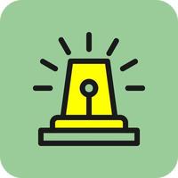 Security Alarm Vector Icon Design