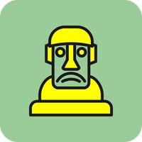 Moai Vector Icon Design