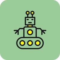 Robot Arm Vector Icon Design