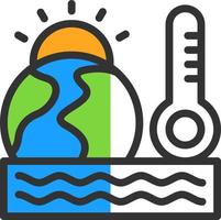 Global Warming Vector Icon Design