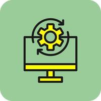 Operational SYstem Vector Icon Design