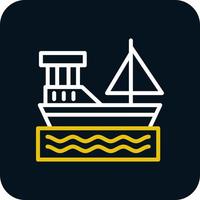 Boat Vector Icon Design