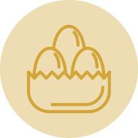 Eggs Vector Icon Design