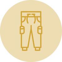 Trouser Vector Icon Design