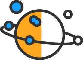 Solar System Vector Icon Design