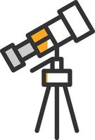 Telescope Vector Icon Design