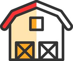 Barn Vector Icon Design