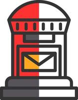 Postbox Vector Icon Design