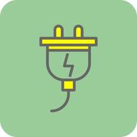 Electric Plug Vector Icon Design