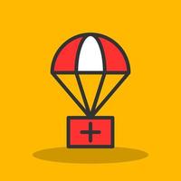 Airdrop Vector Icon Design