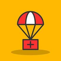 Airdrop Vector Icon Design