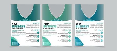 Brochure template layout design. Corporate business annual report, catalog, magazine, flyer mockup. vector