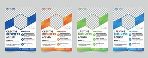 Brochure design, cover modern layout, annual report, poster, flyer in A4 with colorful vector