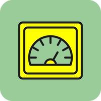 Speed o meter Vector Icon Design