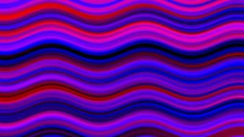 rojo y púrpura ondulado modelo degradado resumen animación video