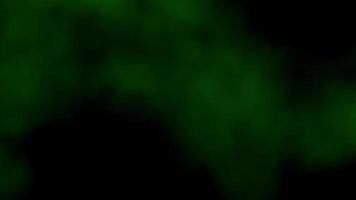 verde tóxico vapores efeito animação fundo video