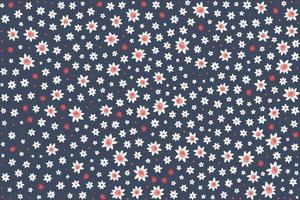 floral ornament pattern in colorful flat design for gift wrapping, vector stock