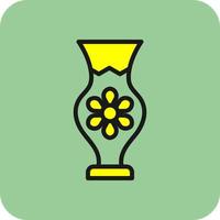 Vase Vector Icon Design