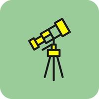 Telescope Vector Icon Design