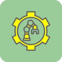 Robot Arm Vector Icon Design