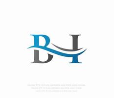 Letter B I Linked Logo vector