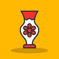 Vase Vector Icon Design