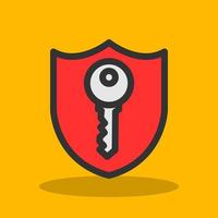 Private Key Vector Icon Design