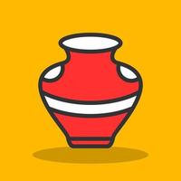 Pottery Vector Icon Design