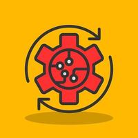 Processing Vector Icon Design