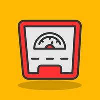 Weight Scale Vector Icon Design