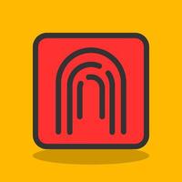 Fingerprint Vector Icon Design