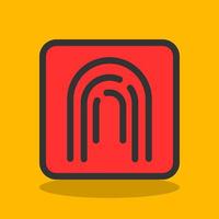 Fingerprint Vector Icon Design