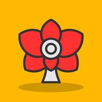 Orchid Vector Icon Design