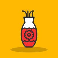 Vase Vector Icon Design