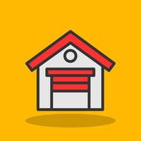 Warehouse Vector Icon Design