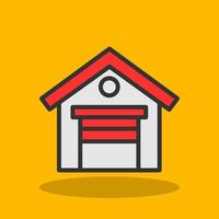 Warehouse Vector Icon Design