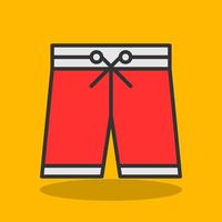 Swimming Suit Vector Icon Design