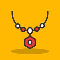 Necklace Vector Icon Design