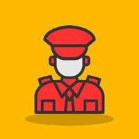 Policeman Vector Icon Design