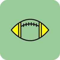 American Football Vector Icon Design