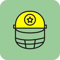 Helmet Vector Icon Design