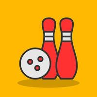 Bowling Vector Icon Design