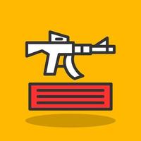 Knocked Out Vector Icon Design