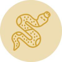 diseño de icono de vector de serpiente